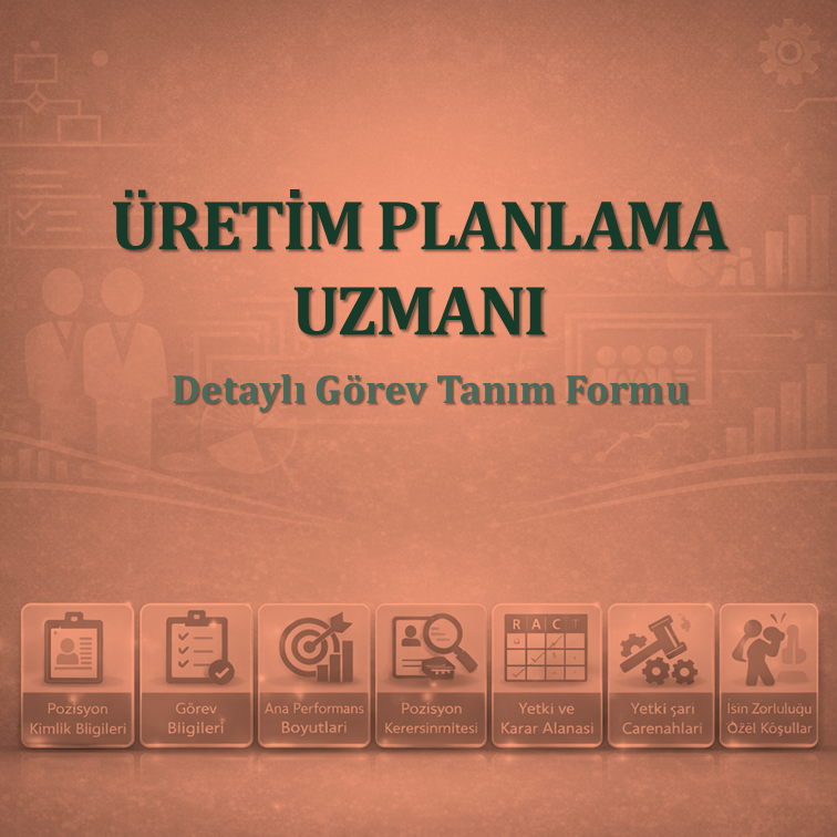 Üretim Planlama Uzmanı Görev Tanım Dokümanı