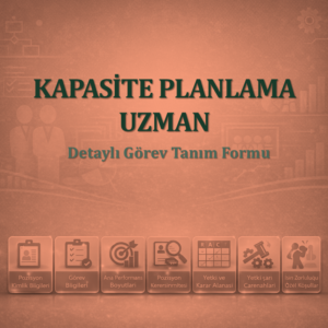 Kapasite Planlama Uzman Görev Tanım Dokümanı