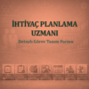 İhtiyaç Planlama Uzmanı Görev Tanım Dokümanı - Görsel 1