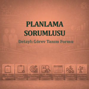 Planlama Sorumlusu Görev Tanım Dokümanı