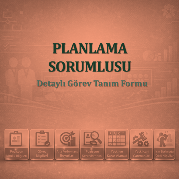 Planlama Sorumlusu Görev Tanım Dokümanı