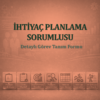 İhtiyaç Planlama Sor
