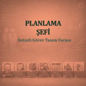 Planlama Şefi Görev Tanım Dokümanı