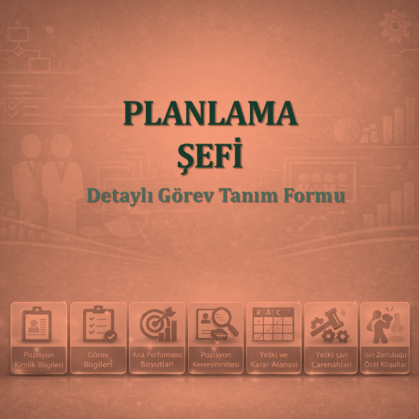 Planlama Şefi Görev Tanım Dokümanı