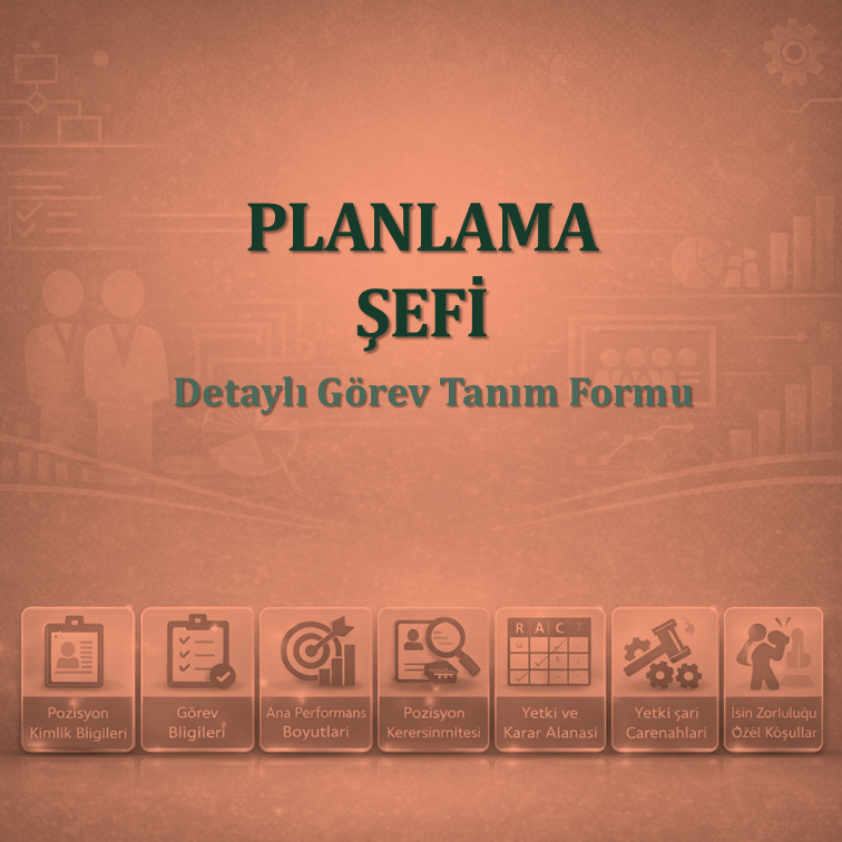 Planlama Şefi Görev Tanım Dokümanı