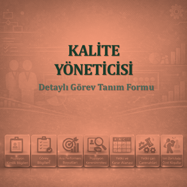 Kalite Yöneticisi Görev Tanım Dokümanı