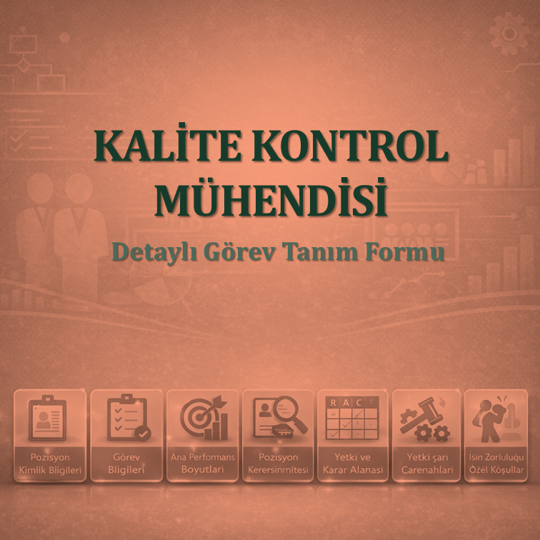 Kalite Kontrol Mühendisi Görev Tanım Dokümanı