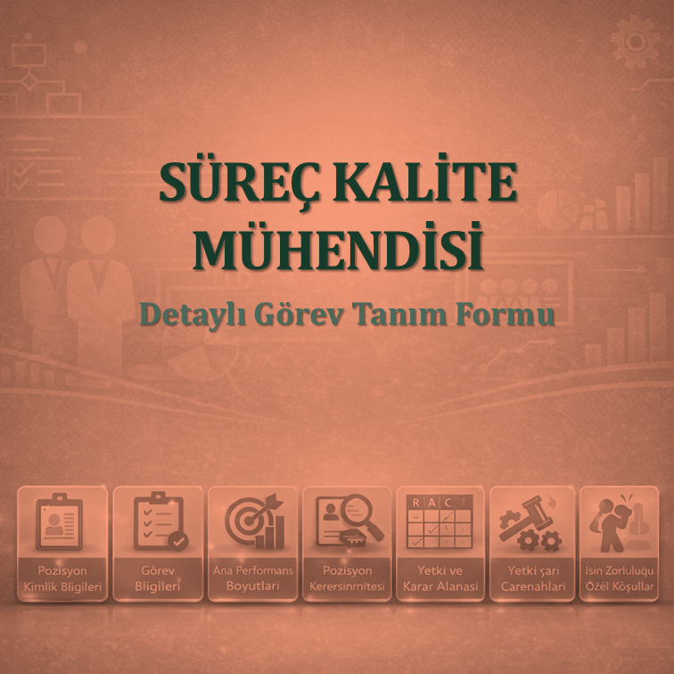 Süreç Kalite Mühendisi Görev Tanım Dokümanı