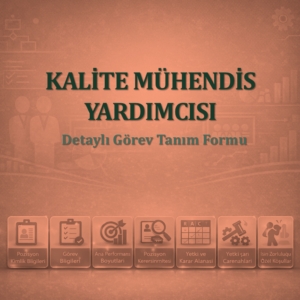 Kalite Mühendis Yardımcısı Görev Tanım Dokümanı