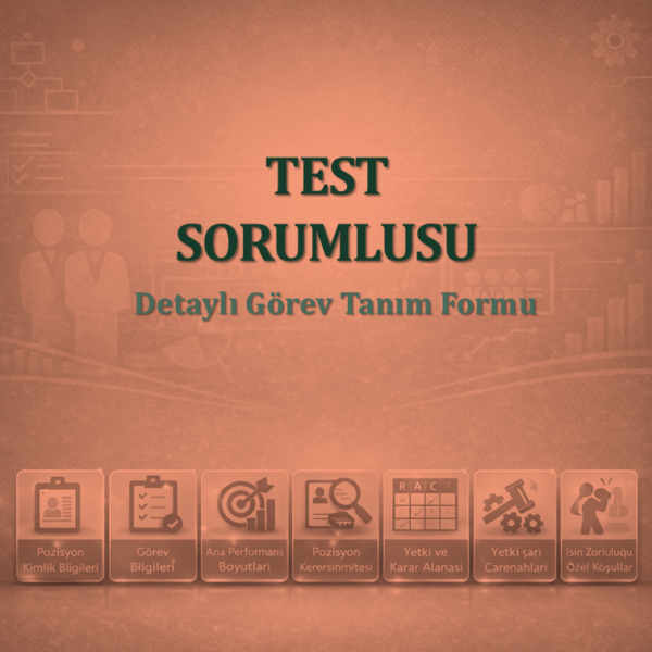 Test Sorumlusu Görev Tanım Dokümanı