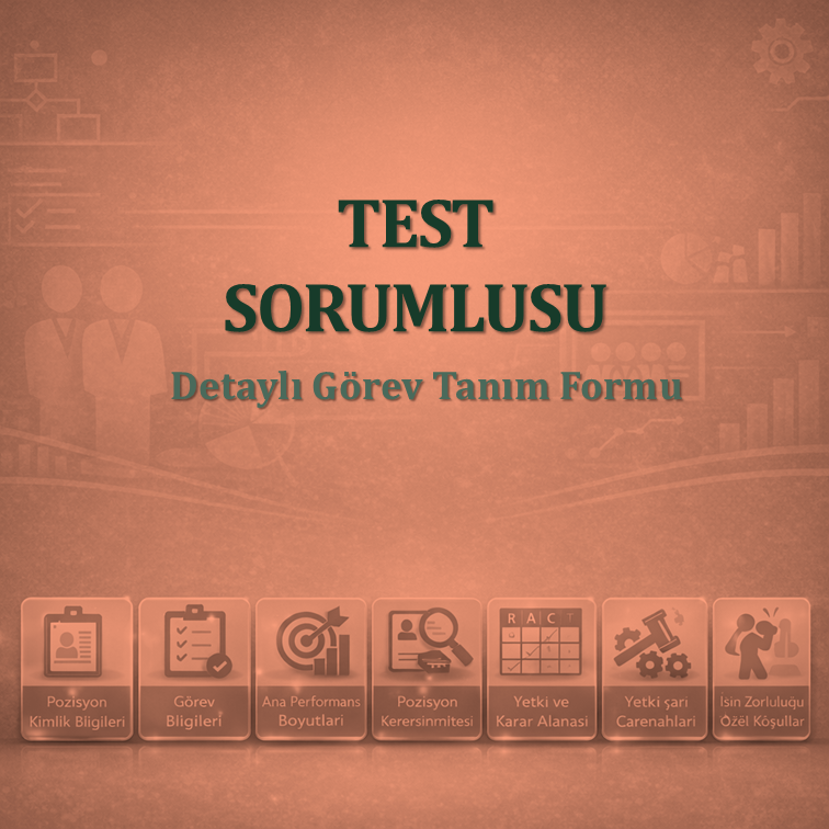 Test Sorumlusu Görev Tanım Dokümanı