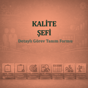 Kalite Şefi Görev Tanım Dokümanı