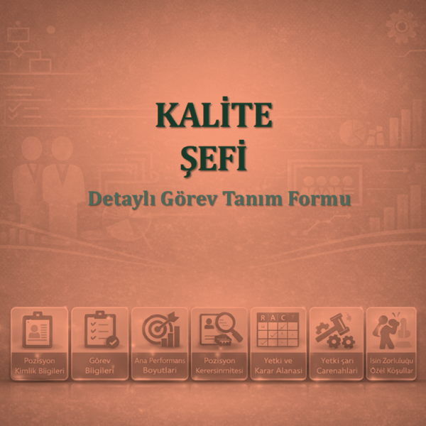 Kalite Şefi Görev Tanım Dokümanı