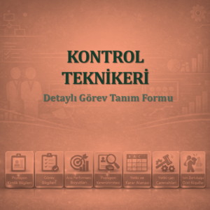 Kontrol Teknikeri Görev Tanım Dokümanı