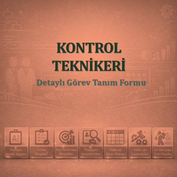 Kontrol Teknikeri Görev Tanım Dokümanı