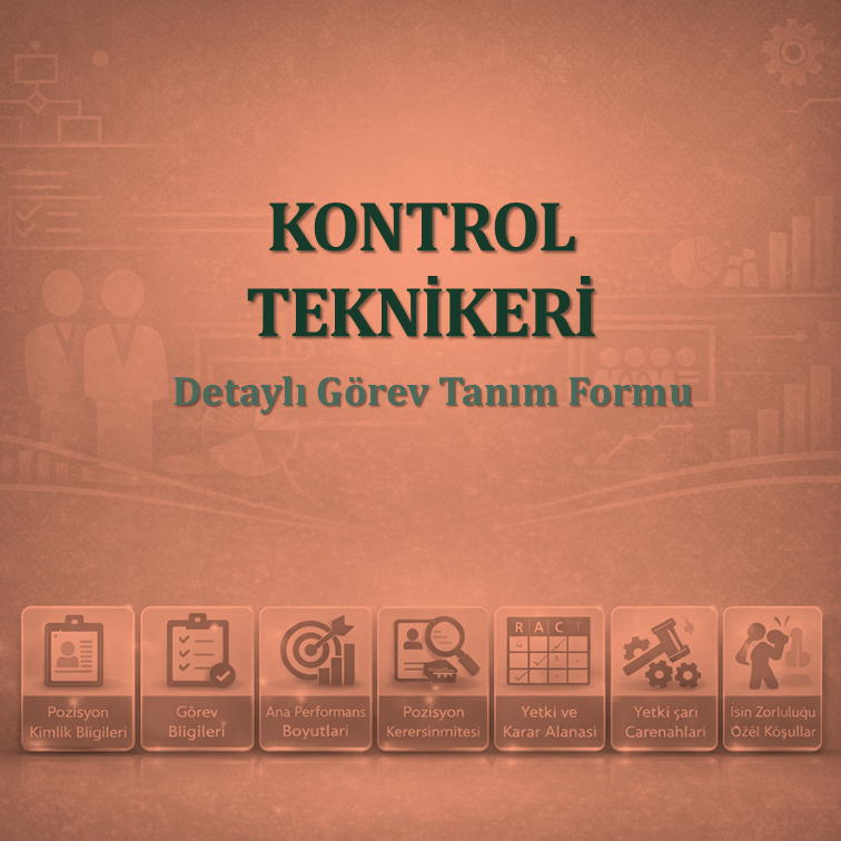 Kontrol Teknikeri Görev Tanım Dokümanı