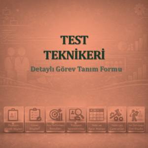 Test Teknikeri Görev Tanım Dokümanı