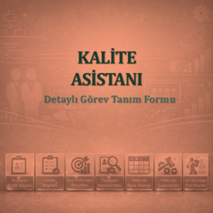 Kalite Asistanı Görev Tanım Dokümanı