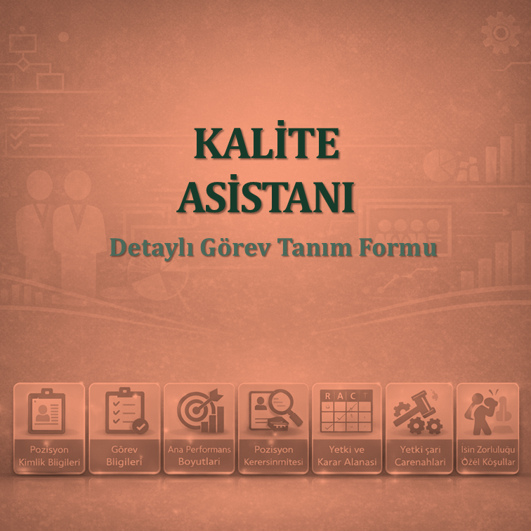 Kalite Asistanı Görev Tanım Dokümanı