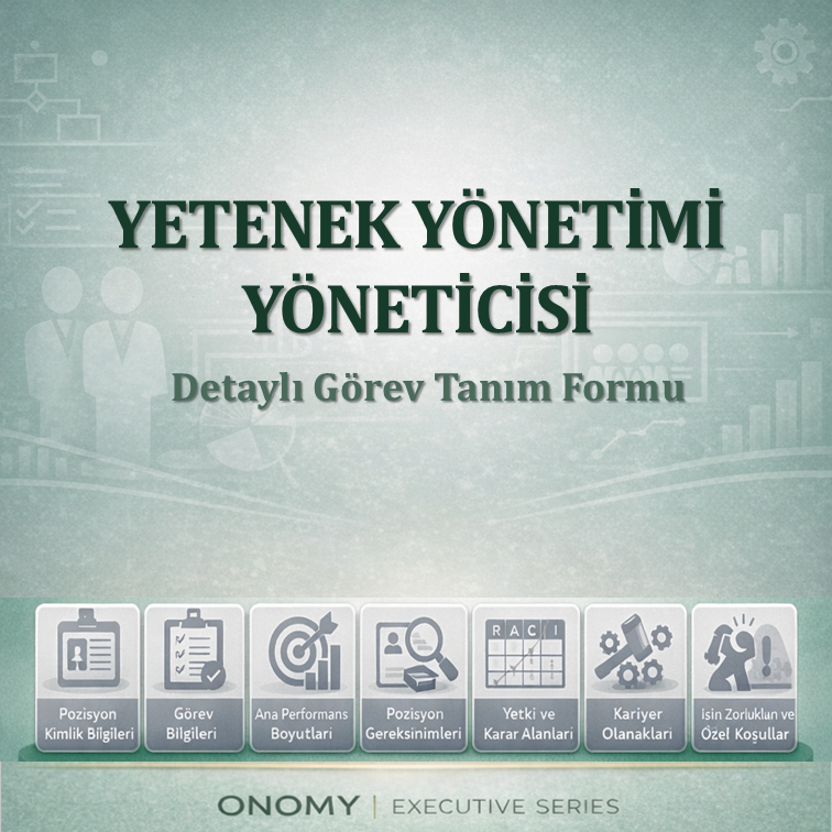 Yetenek Yönetimi Yöneticisi Görev Tanım Dokümanı