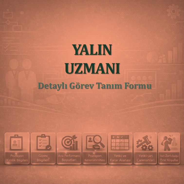 Yalın Uzmanı Görev Tanım Dokümanı
