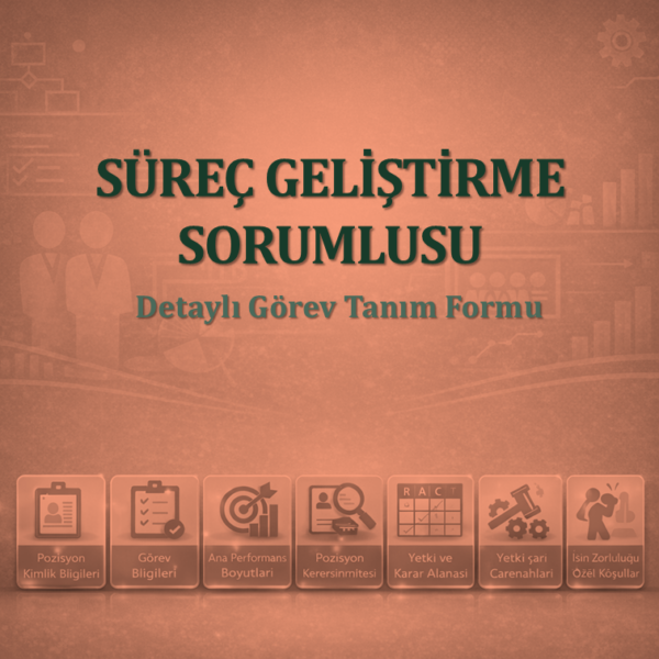 Süreç Geliştirme Sorumlusu Görev Tanım Dokümanı