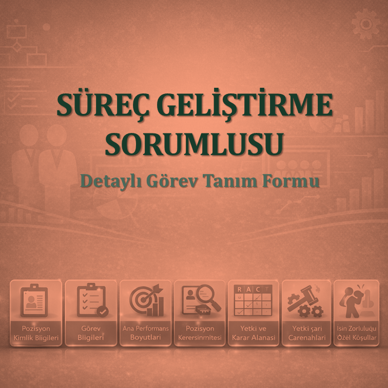 Süreç Geliştirme Sorumlusu Görev Tanım Dokümanı