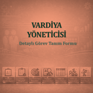 Vardiya Yöneticisi Görev Tanım Dokümanı