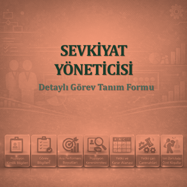 Sevkiyat Yöneticisi Görev Tanım Dokümanı