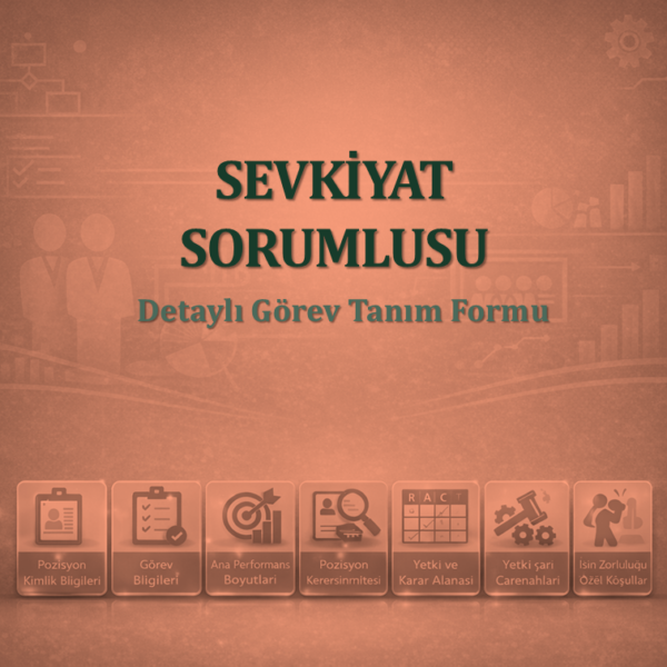 Sevkiyat Sorumlusu Görev Tanım Dokümanı