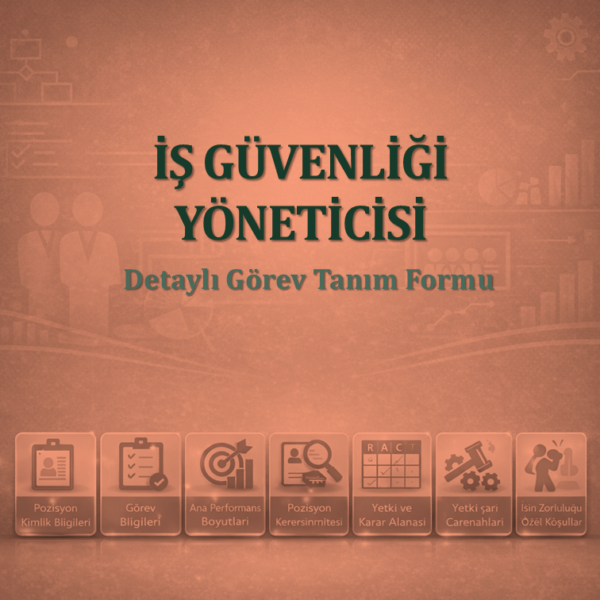 İş Güvenliği Yöneticisi Görev Tanım Dokümanı