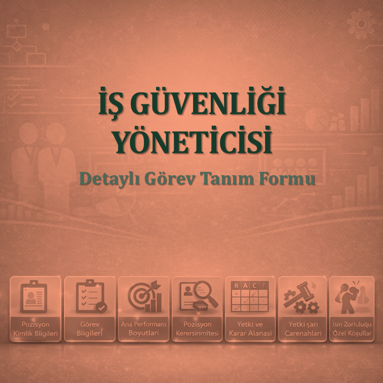 İş Güvenliği Yöneticisi Görev Tanım Dokümanı