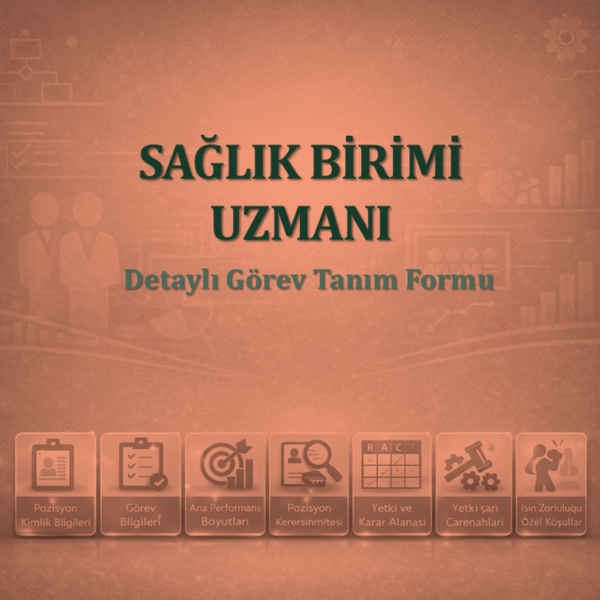 Sağlık Birimi Uzmanı Görev Tanım Dokümanı