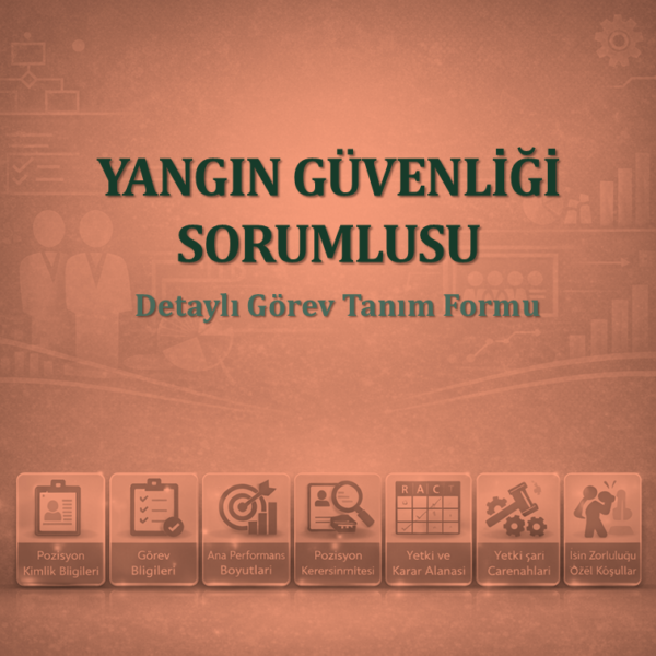 Yangın Güvenliği Sorumlusu Görev Tanım Dokümanı