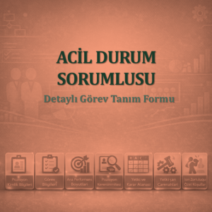 Acil Durum Sorumlusu Görev Tanım Dokümanı