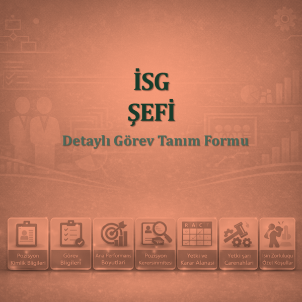 İSG Şefi Görev Tanım Dokümanı