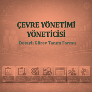 Çevre Yönetimi Yöneticisi Görev Tanım Dokümanı