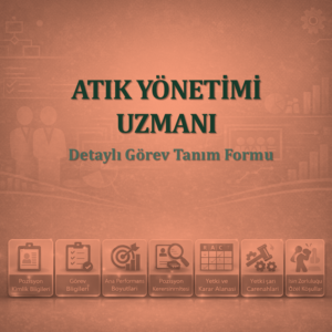 Atık Yönetimi Uzmanı Görev Tanım Dokümanı
