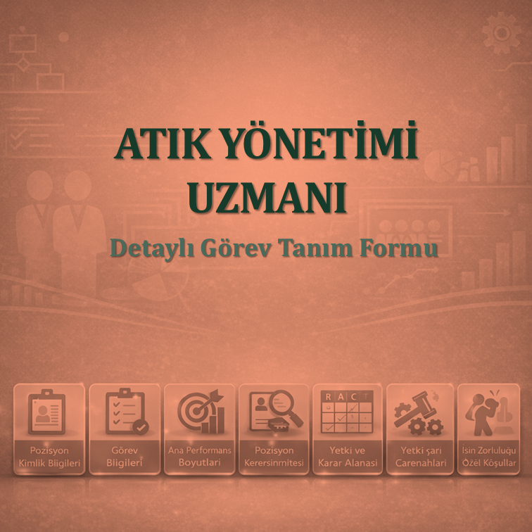 Atık Yönetimi Uzmanı Görev Tanım Dokümanı