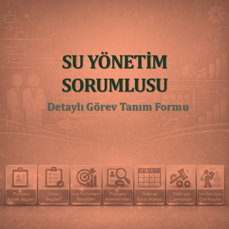 Su Yönetim Sorumlusu Görev Tanım Dokümanı