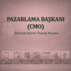 Pazarlama Başkanı (CMO) Görev Tanım Dokümanı