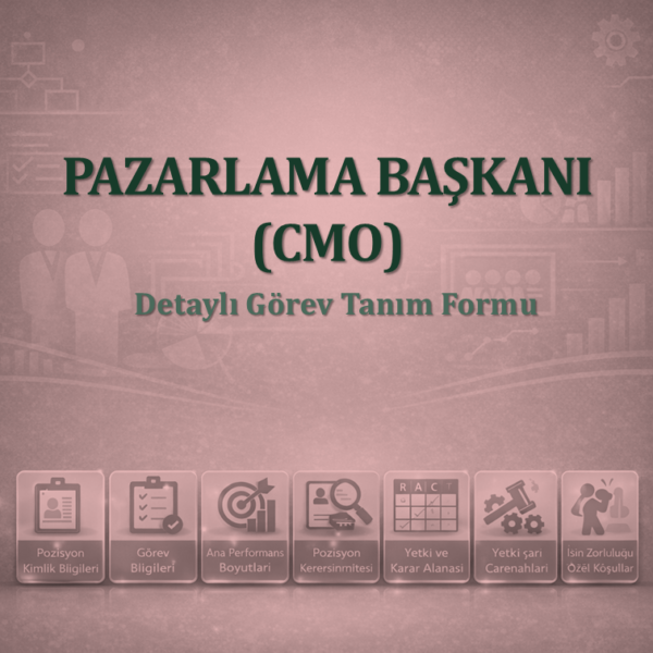 Pazarlama Başkanı (CMO) Görev Tanım Dokümanı