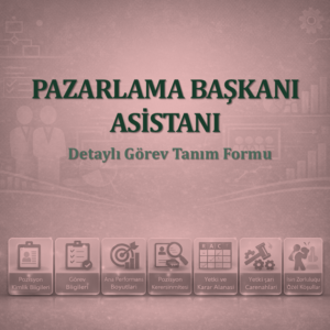 Pazarlama Başkanı Asistanı Görev Tanım Dokümanı